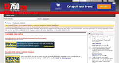 Desktop Screenshot of cb750.com